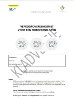 modelovereenkomst heldere taal Wallonie