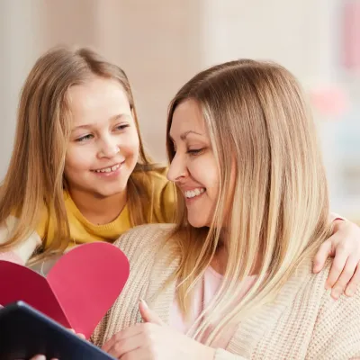 Moeder met haar dochter