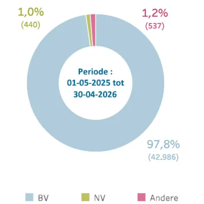 Vennootschapsvorm bij de oprichting van de onderneming
