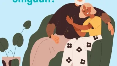 cover brochure dementie hoe ermee omgaan? 