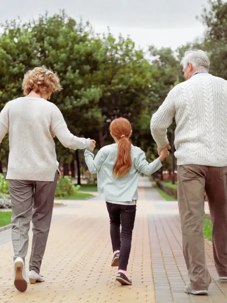 opa oma en kleinkind
