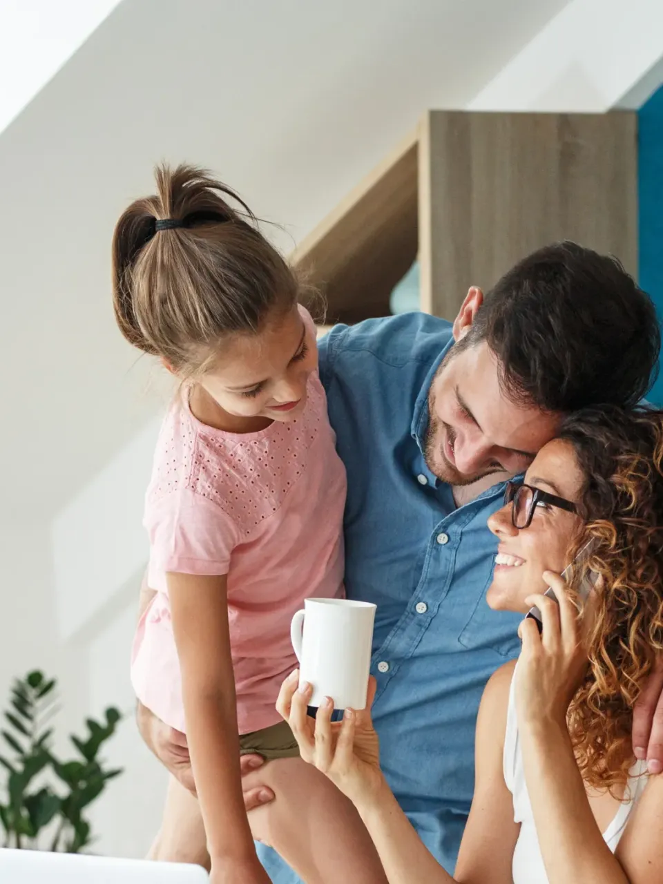 Une famille heureuse